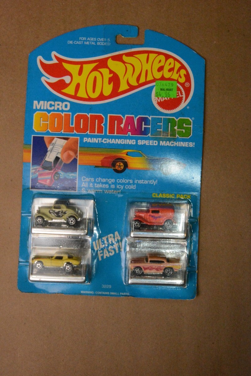 Vintage Hot Wheels 1988 Micro Color Racers Paint-Changing Classic