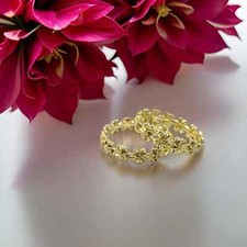 Plumeria Lei Band Ring