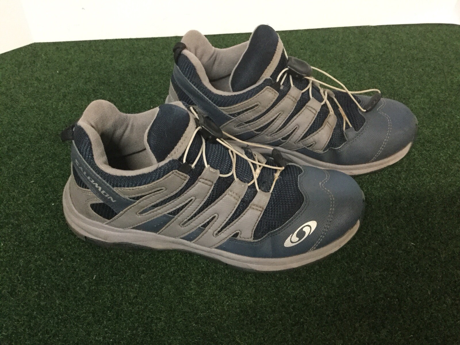 Scarpe da donna Salomon XaPro Contagrip grigio blu taglia 5 escursionismo trail atletica A5