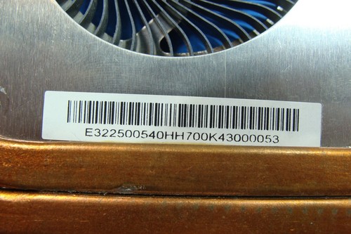 MSI GF65 Thin 9SD 15.6" Genuine CPU Cooling Fans w/Heatsink E322500540 - Afbeelding 4 van 4