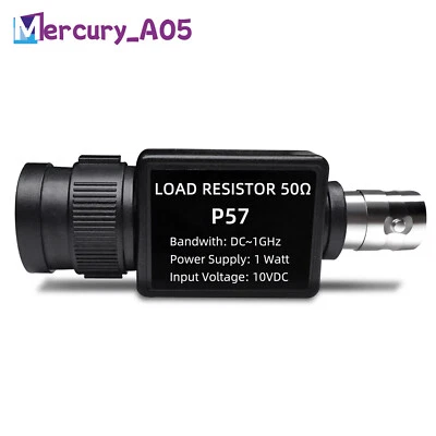 PEAKELECT P57 50Ohm Feed Through Terminator BNC Female Seat 50KY Device Q9 Adapter