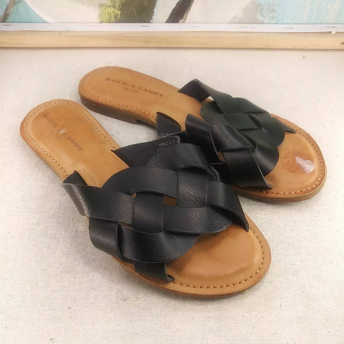 Rock candy hotsell black sandals