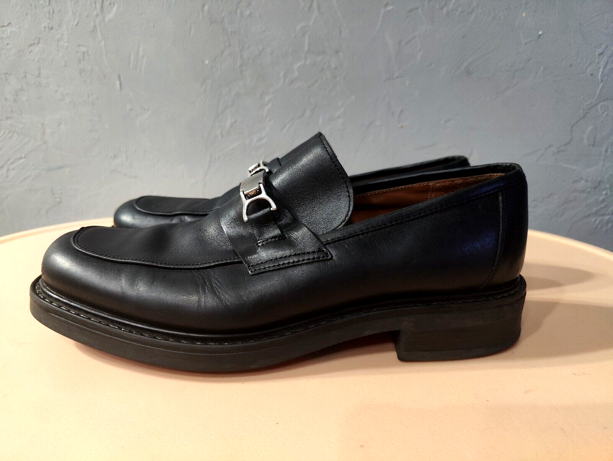 Nunn Bush Black Leather Slip-on Loafer Preppy Dark Academia  display picture 2