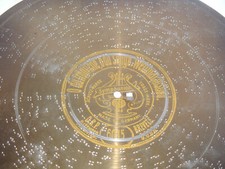 O du fröhliche Symphonion Platte 34,5cm Spieluhr christmas music disc 13 5/8"