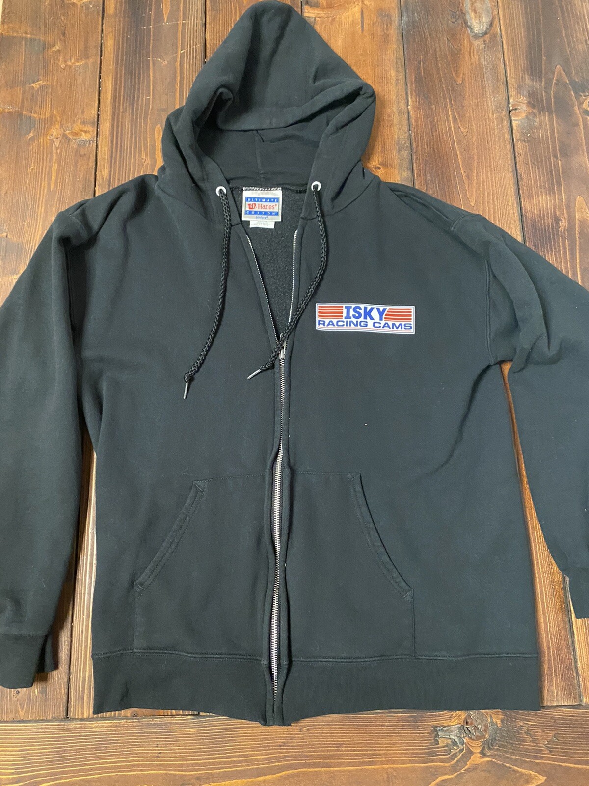 Isky Racing Cams Hoodie Full Zip Sweatshirt Size Small