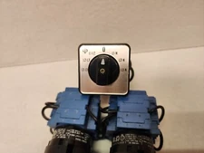 Kraus & Naimer CG10 VDE 0660-107 Rotary panel Switch 20 A, 660v, 7 positions