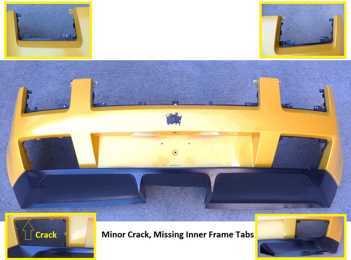 2004-2008 Lamborghini Gallardo Coupe Spider Rear Bumper 400807527 400807497B OEM