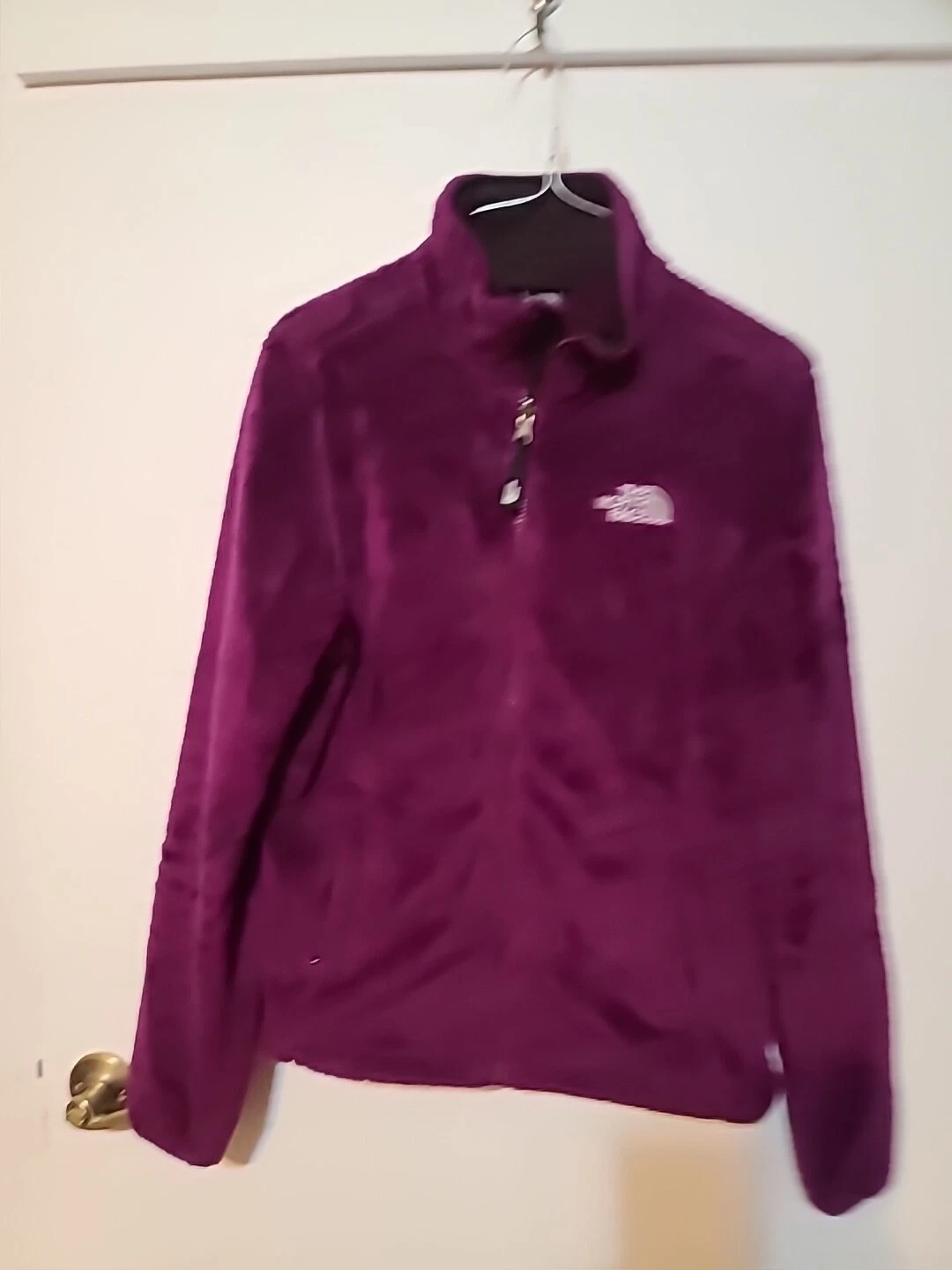 north-face fleece full zip pre-owned jacket