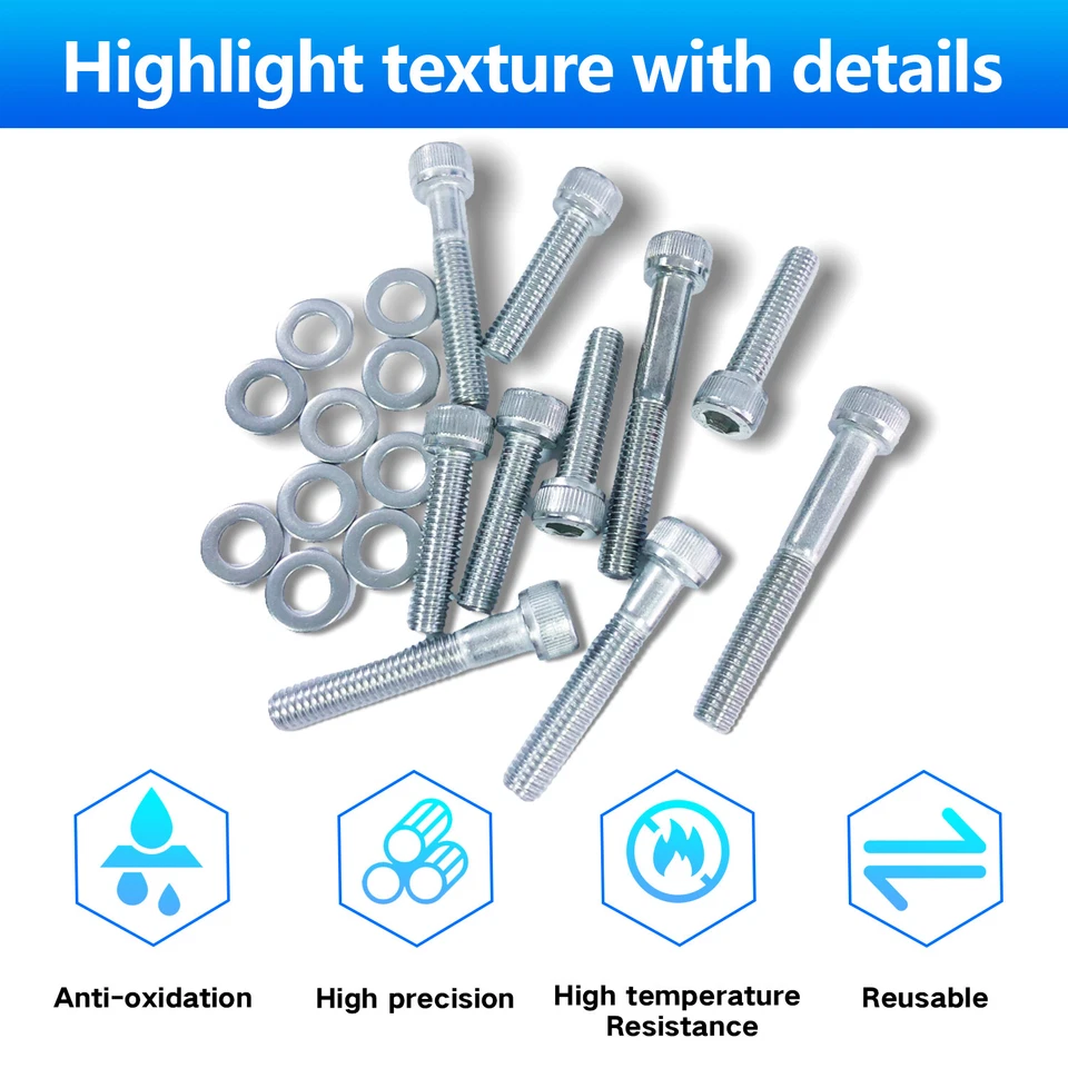 Stainless Steel Engine Bolt Screws Kit Set for YAMAHA TW200 XT200 1987-2024 Foto 2 de 4
