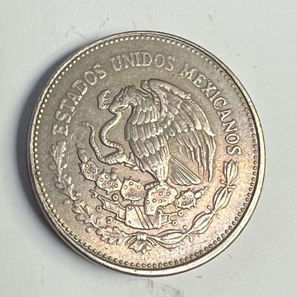 1986 MEXICO $200 Pesos - '86 World Cup Mexican Soccer Commemorative Coin, KM#525 - Image 2 of 2
