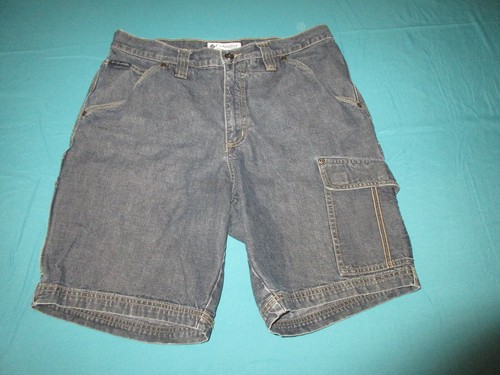 COLUMBIA Mens Denim Carpenter Shorts 