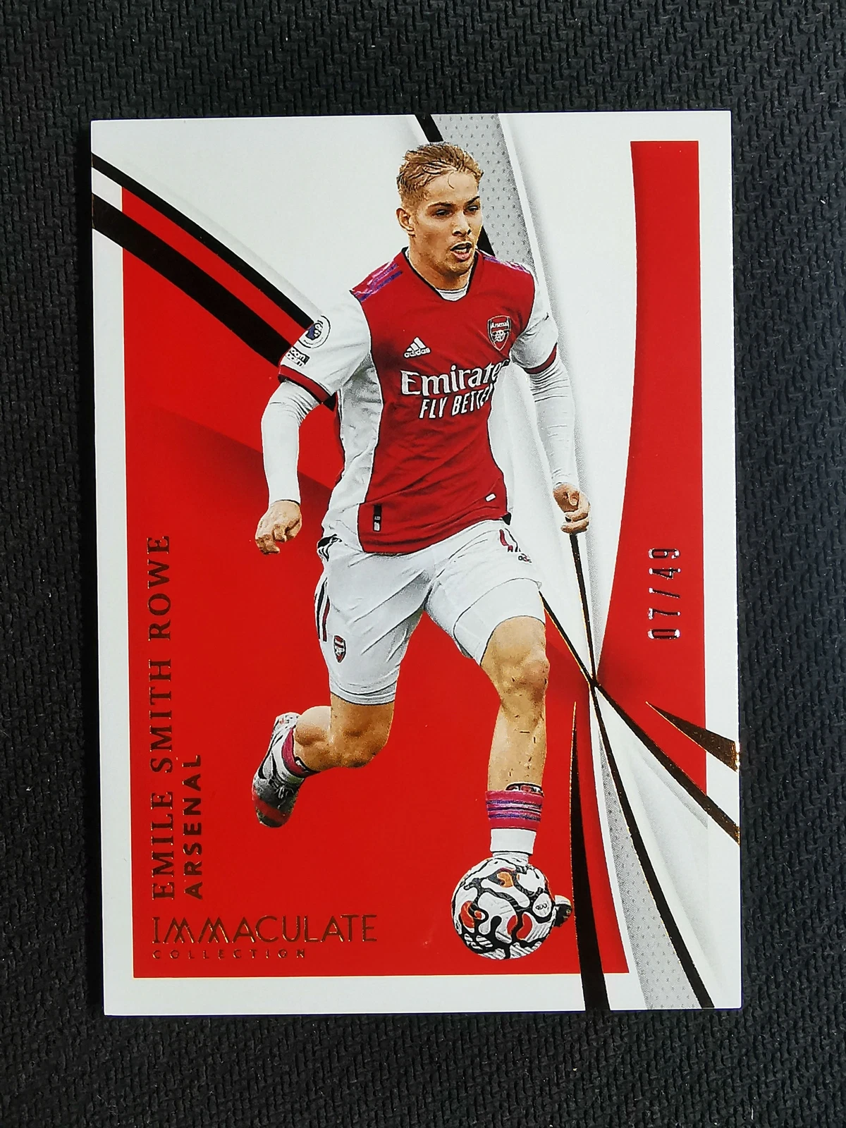 2021 Panini Immaculate Soccer EMILE SMITH ROWE 7/49 Arsenal