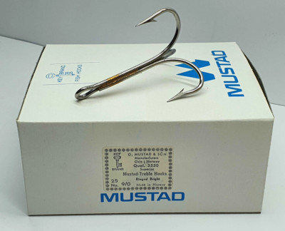 Ancorette MUSTAD - Ref. 3550 - Größe 9/0 - 25 Stück - FG633
