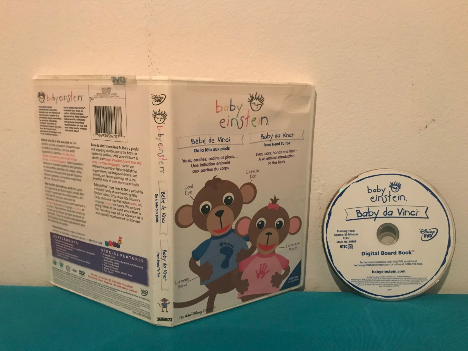 Baby Einstein Baby da Vinci DVD french/english eBay