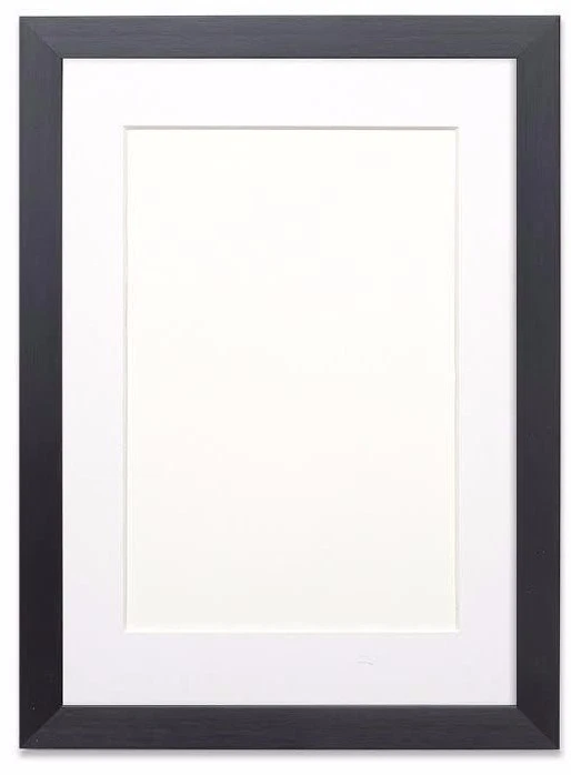 Black or White Photo Picture Frames with Quality Black , White or Ivory  Mounts