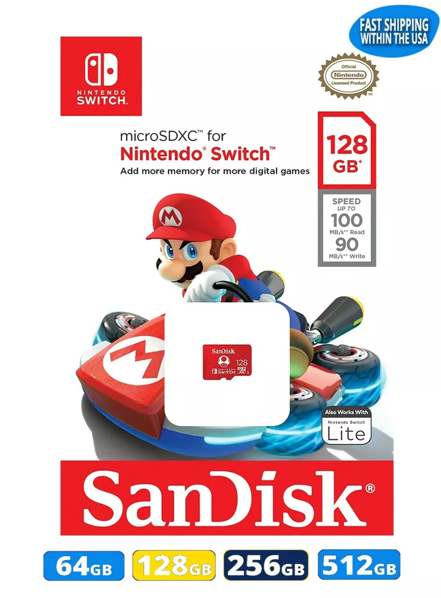 SanDisk 256GB microSDXC Micro SD Card for Nintendo Switch New 