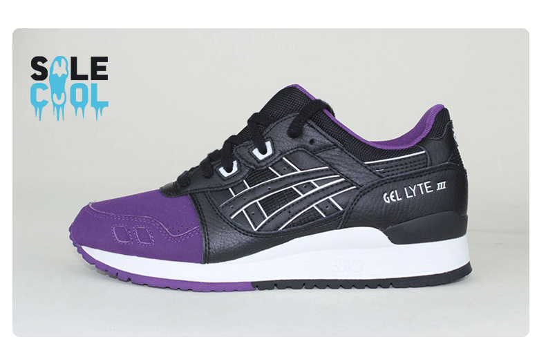 Asics Gel Lyte III Purple Black White H5V0L 3390 eBay