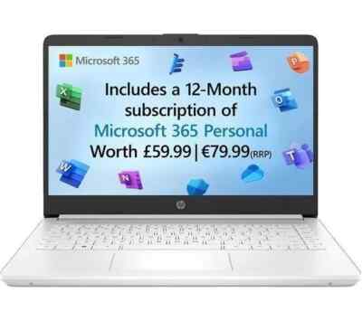 HP Laptop 15,6'' Full HD Intel - 8GB RAM 512GB SSD + Windows 11 Ms Office 2019