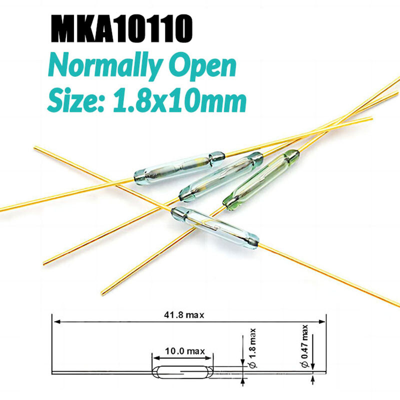 Reed Switch Induction Normally Open/Closed Door Switch Glass