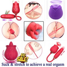 2in1 Sucking Vibrator Clit Sucker Dildo Women G-spot Massager Sex-Toys for Women