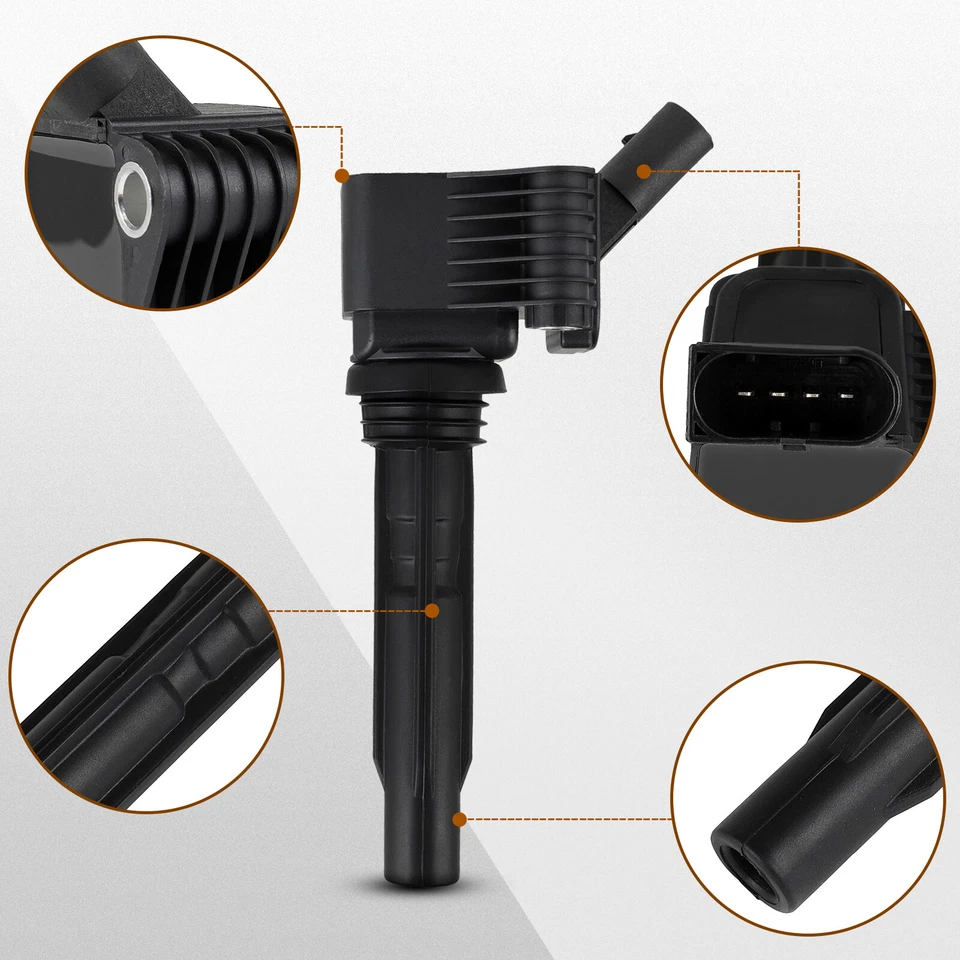 Juego de 4 bobinas de encendido para Volkswagen Jetta 1,4 L 2013-2018 Foto 3 de 4