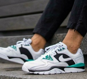 leather athletic sneakers