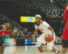 LINNAE HARPER Signed 8 x 10 photo WNBA Minnesota LYNX Basketball OHIO STATE