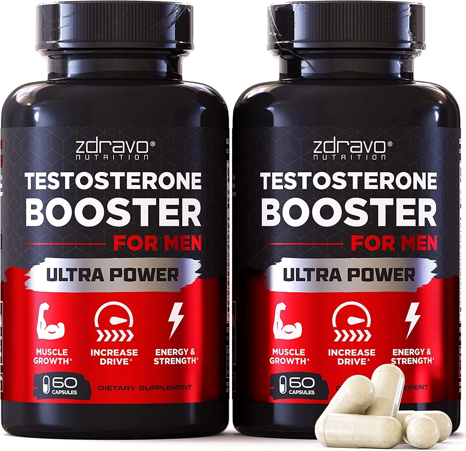 Testosterone Booster - Testosterone Supplement for Men - Workout Supplement f... - Image 4 of 4