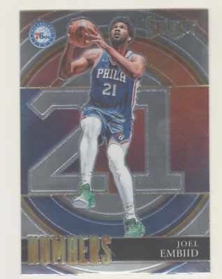 2021-22 Panini Select NUMBERS #11 JOEL EMBIID Philadelphia 76ers
