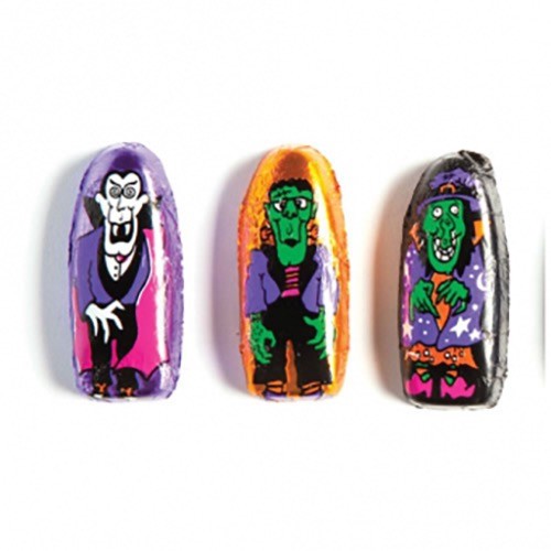 Philadelphia Candies Milk Chocolate Halloween Monsters Foil Wrapped  Chocolates