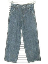Boys Sz 12 Wrangler WRG Jeans Co Carpenters Painters Jeans Adjustable Waist