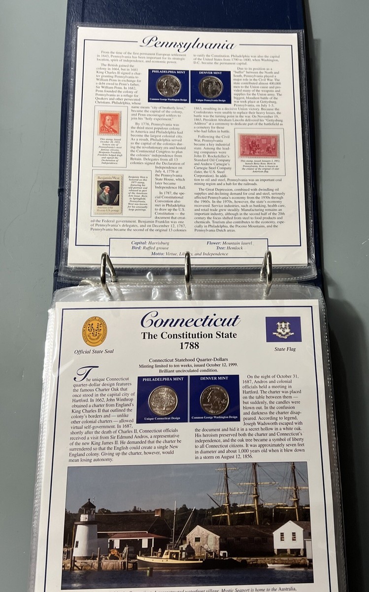 Statehood Quarter Collection VOL. 1 16 Of 25 Included | eBay