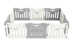 babycare funzone playpen grey