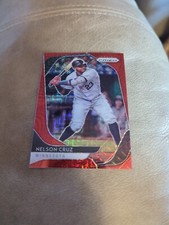2020 Panini Prizm Tier II Red Mojo Prizm /149 Nelson Cruz #103
