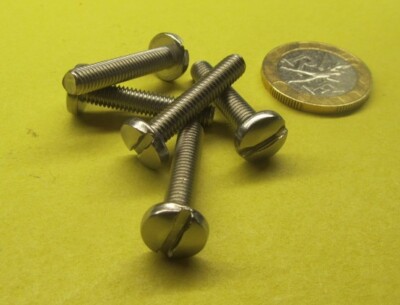 Binding Head Slotted Machine Screw 18-8 Stainless, 10-32 x 1.00'' Length 50 Pcs