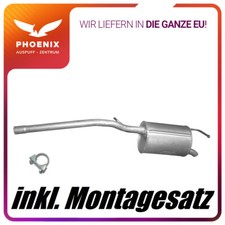 VW Caddy III 1.2 TSi (2010-2015) SWB Endschalldämpfer Auspuff Mit E-Prüfzeichen