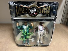 2006 Jakks WWE Classic Superstars TED DiBIASE & VIRGIL Signed Autograph 2 Pk