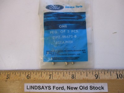 5 PCS FORD ''RETAINER'' Holley-Weber Carburetor Air Cleaner Pin E1PZ-9B672-B NOS