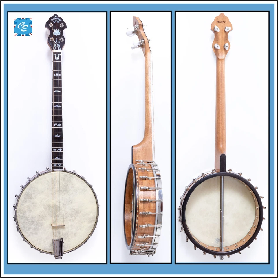 THE CLIFFORD ESSEX 'SHARPE' TENOR BANJO - Image 3 of 4