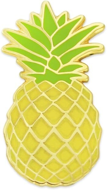 's Culinary Hospitality Pineapple Fruit Enamel Lapel Pin