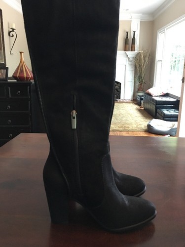 Vince Camuto Framina Suede Black Boots 