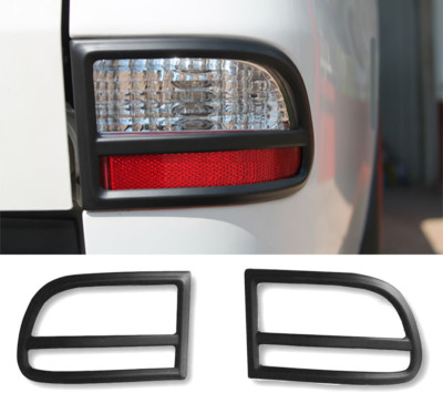 MATTE BLACK REAR REFLECTOR COVER TRIM FOR NEW MAZDA BT-50 PRO 2012 13 14 PICK UP