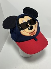 Disney Parks Mickey Mouse Cap With Ears and Sunglasses Toddler Size