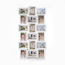 Multi Picture Frame Collage Aperture Photo Frames Holds upto 18 Photos 4x6 5x7