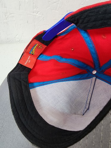 Superman Invincible Snapback Super Hero Cartoon Hat Cap DC Comic Book - Picture 6 of 6
