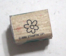 Flower Daisy Small Rubber Stamp 2002 Stampin' Up 