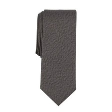 Bar III Neck Tie Mens 2.5" Blade Taupe Slim Skinny Cobble Solid NWT