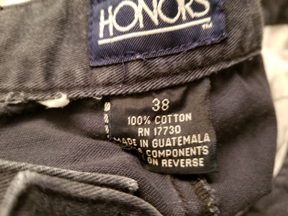 Honors Mens Shorts Size 38 Blue - Image 2 of 3