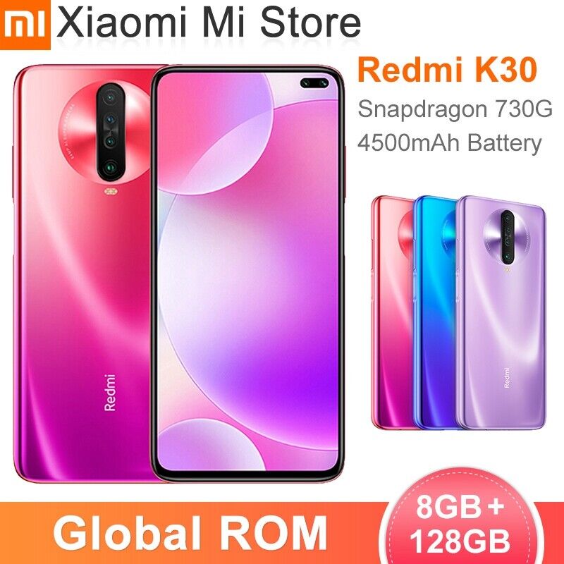 The Price of Original 6.67” Xiaomi Redmi K30 4G Cellphone 8GB 128GB 4500mAh Snapdragon 730G | Xiaomi Phone