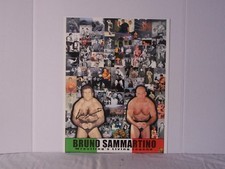 P167 The Living Legend Bruno Sammartino Now and Then signed Poster w/COA  1 of 2